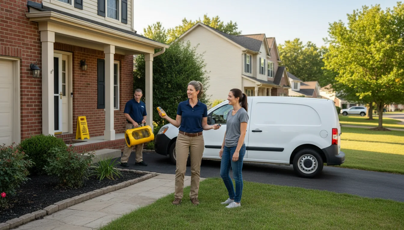 Water restoration image for Mildew Remediation in Clifton, OH